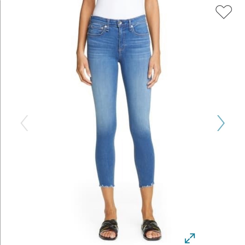 LNWOT Rag & Bone Mid Rise Ankle Skinny Jeans - 25